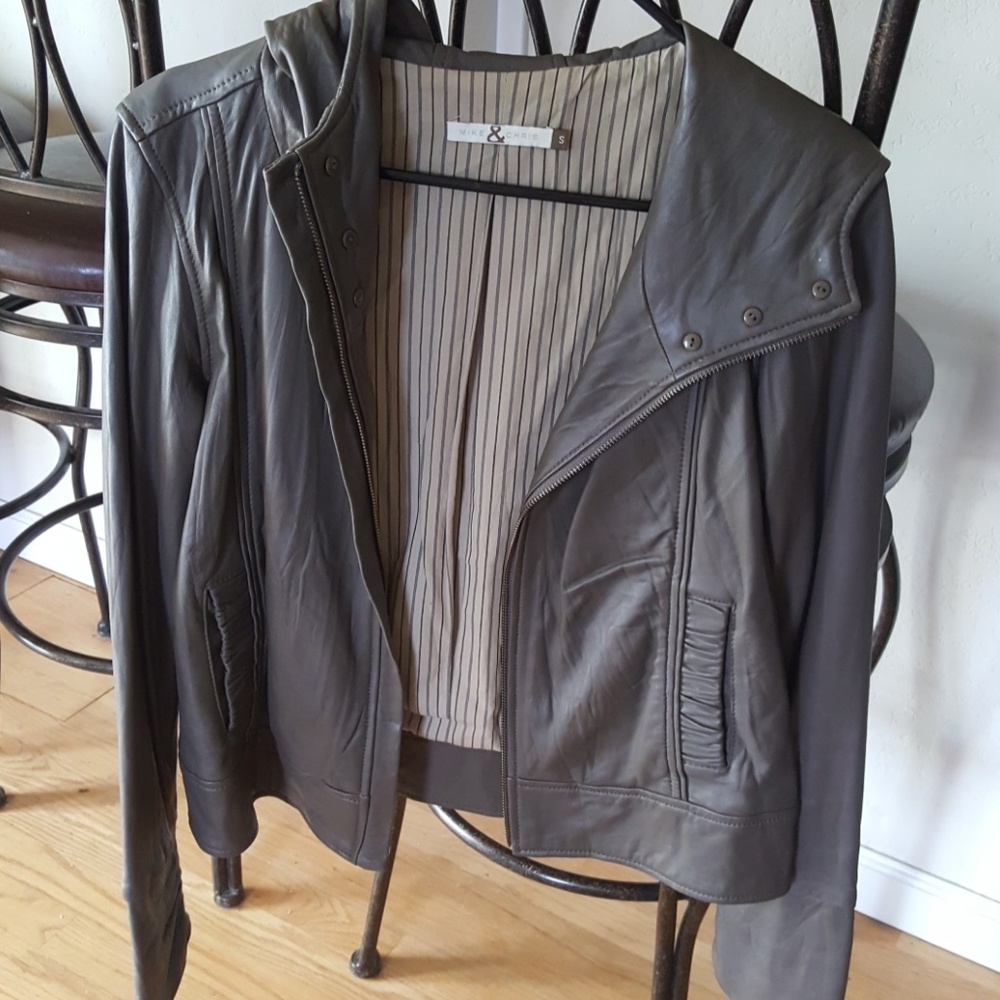 Gorgeous Buttery Soft leather hoodie! Rare!